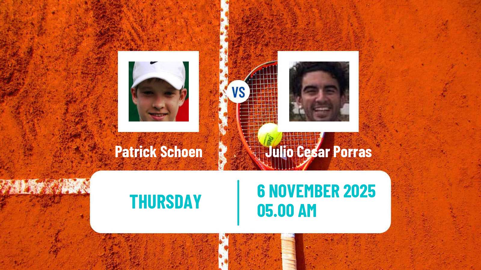 Tennis ITF M25 Valencia Men Patrick Schoen - Julio Cesar Porras