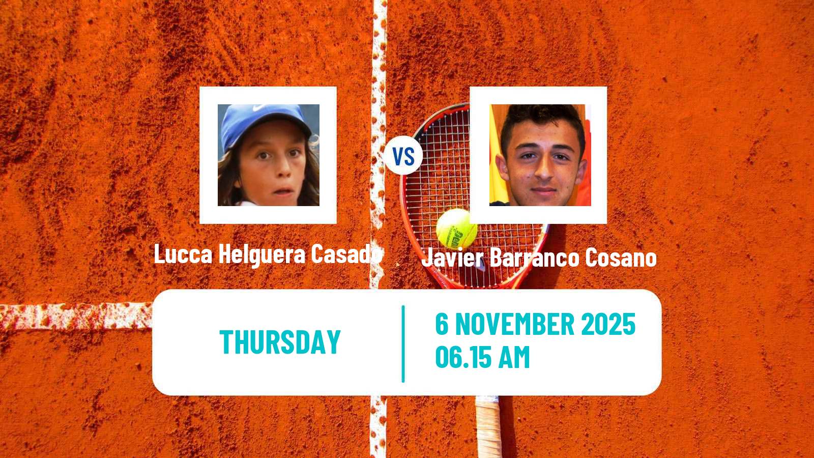 Tennis ITF M25 Valencia Men Lucca Helguera Casado - Javier Barranco Cosano