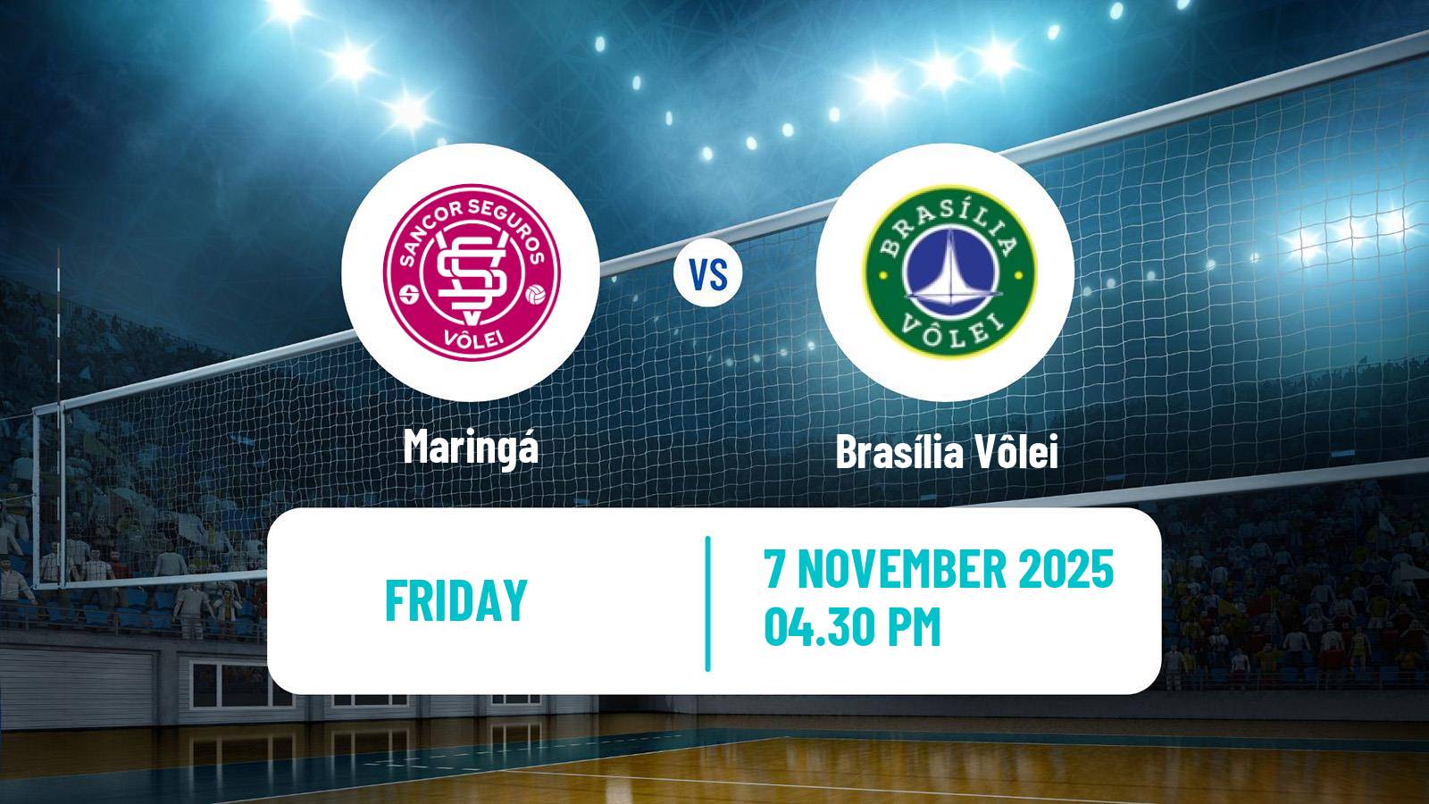 Volleyball Brazilian SuperLiga Volleyball Women Maringá - Brasília Vôlei