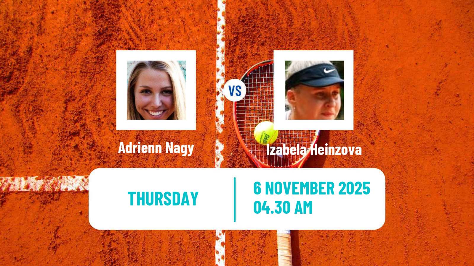 Tennis ITF W15 Szabolcsveresmart Women Adrienn Nagy - Izabela Heinzova