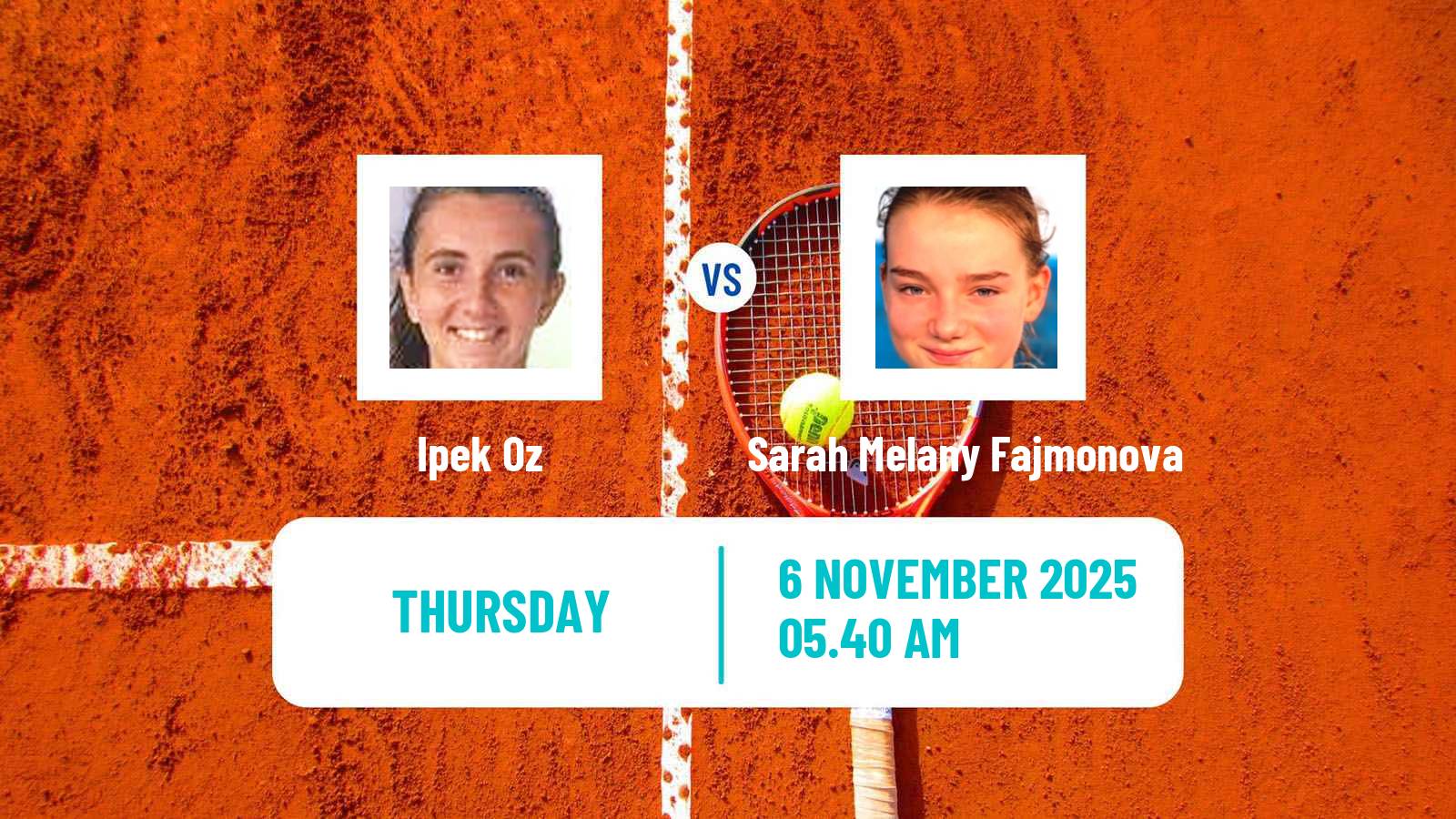 Tennis ITF W35 Liberec Women Ipek Oz - Sarah Melany Fajmonova