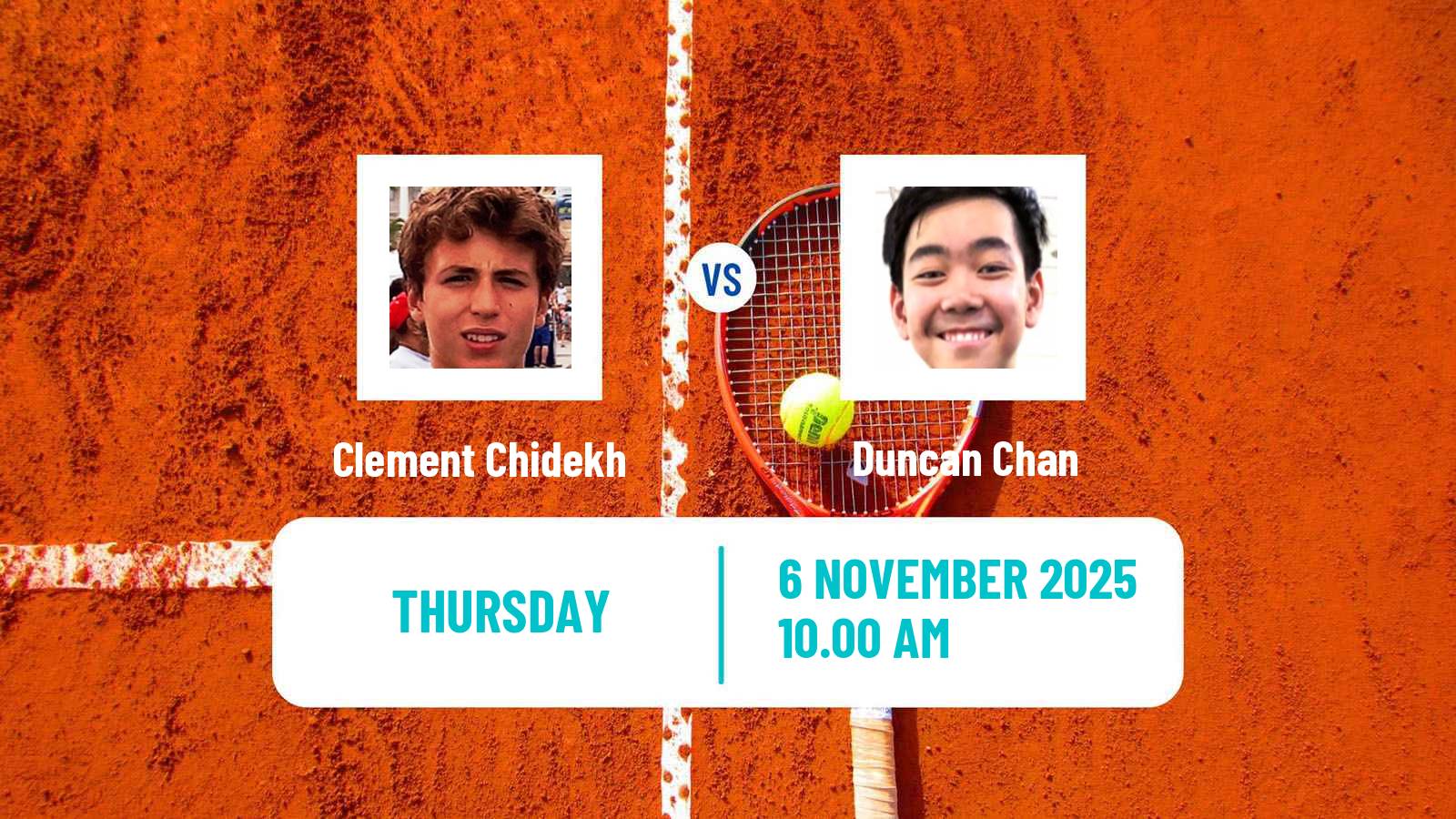 Tennis ITF M25 Montreal Men Clement Chidekh - Duncan Chan