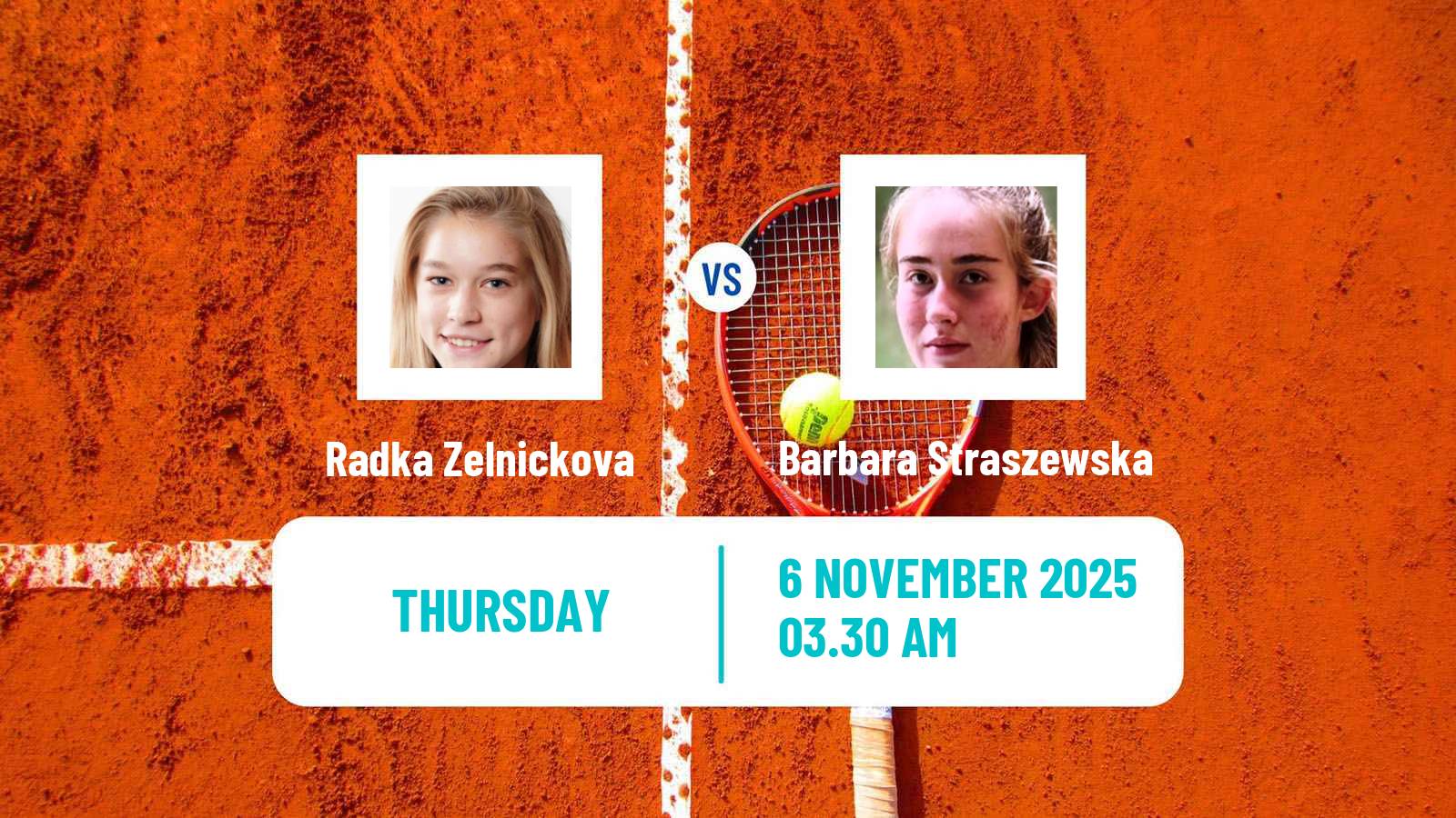 Tennis ITF W15 Monastir 38 Women Radka Zelnickova - Barbara Straszewska