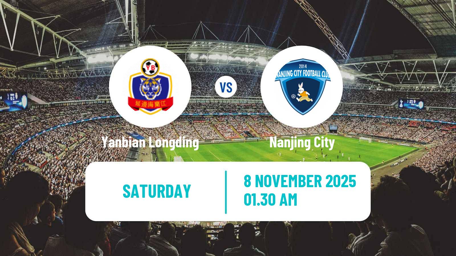 Football Chinese Jia League Yanbian Longding - Nanjing City