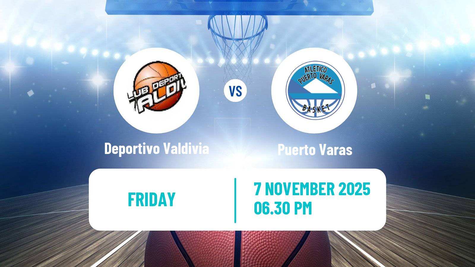 Basketball Chilean LNB Deportivo Valdivia - Puerto Varas