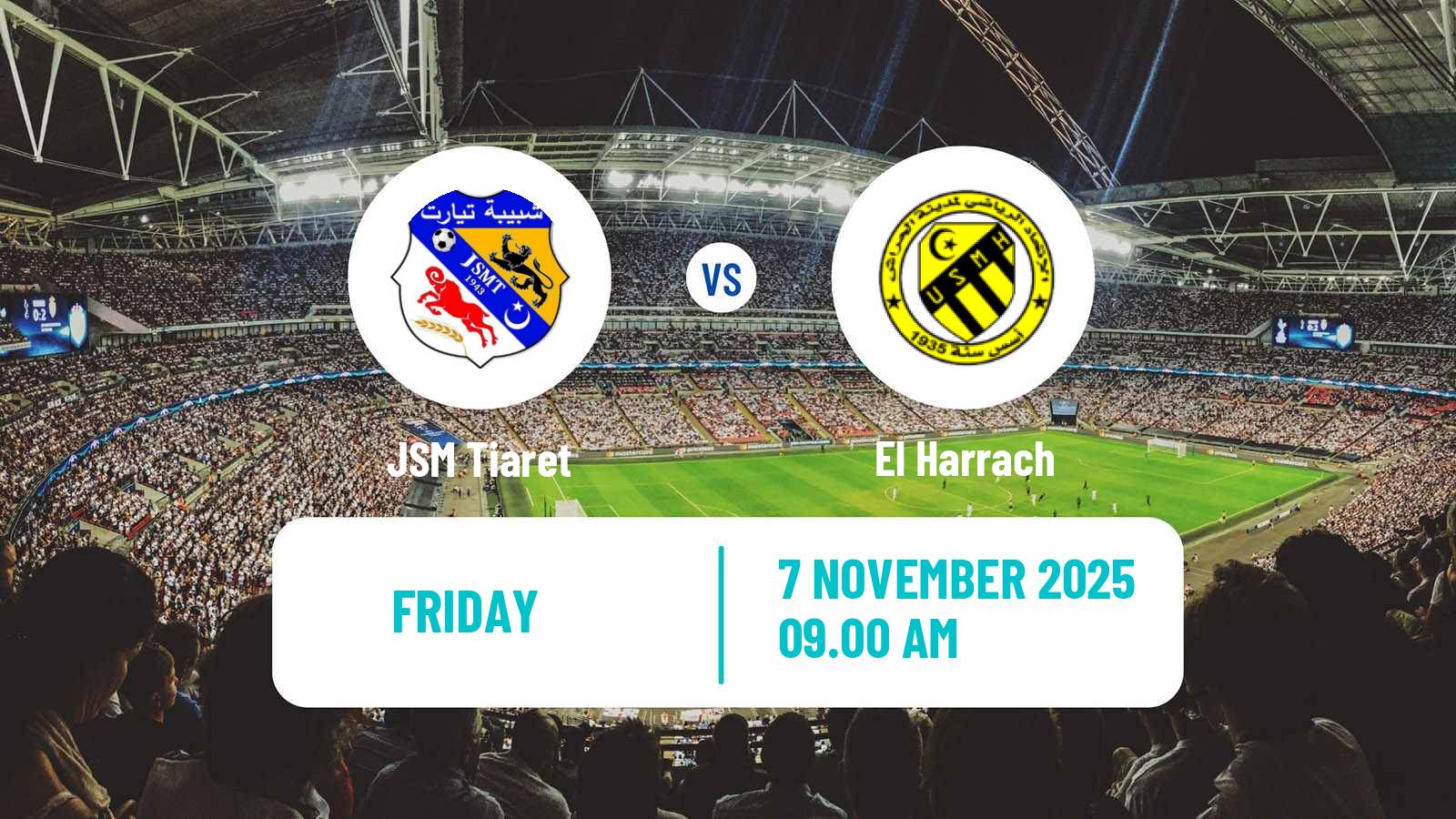 Football Algerian Ligue 2 JSM Tiaret - El Harrach