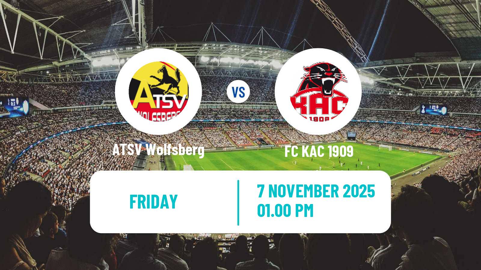 Football Austrian Landesliga Karnten ATSV Wolfsberg - KAC 1909