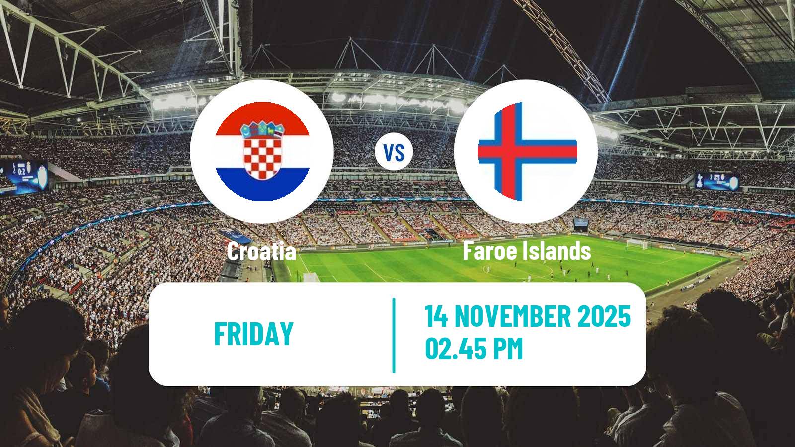 Football FIFA World Cup Croatia - Faroe Islands