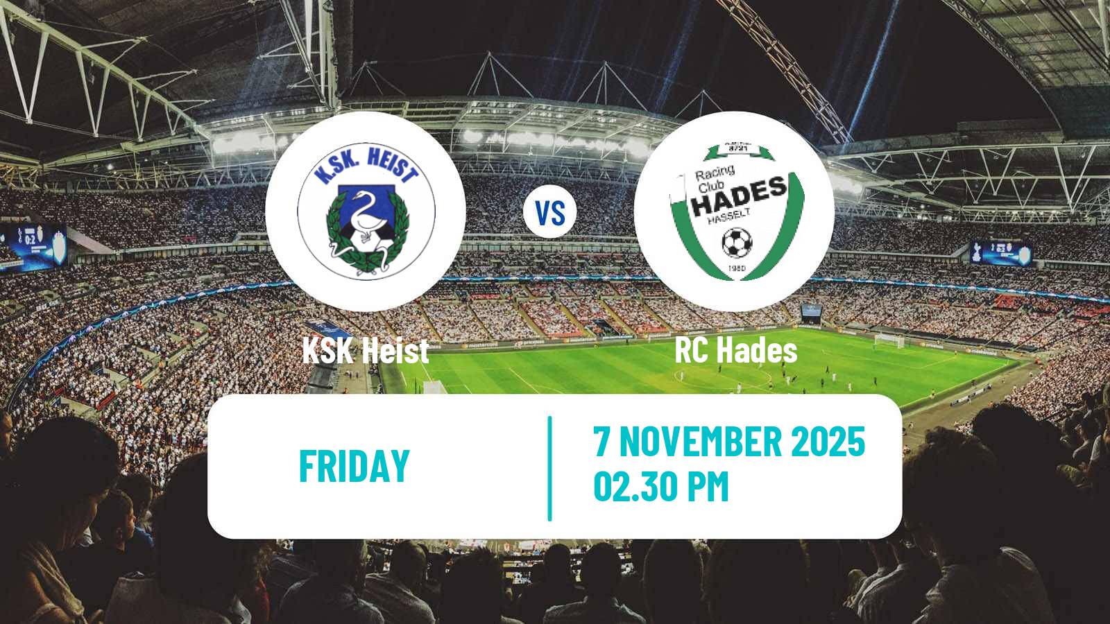 Football Belgian Second Amateur Division Group B Heist - Hades