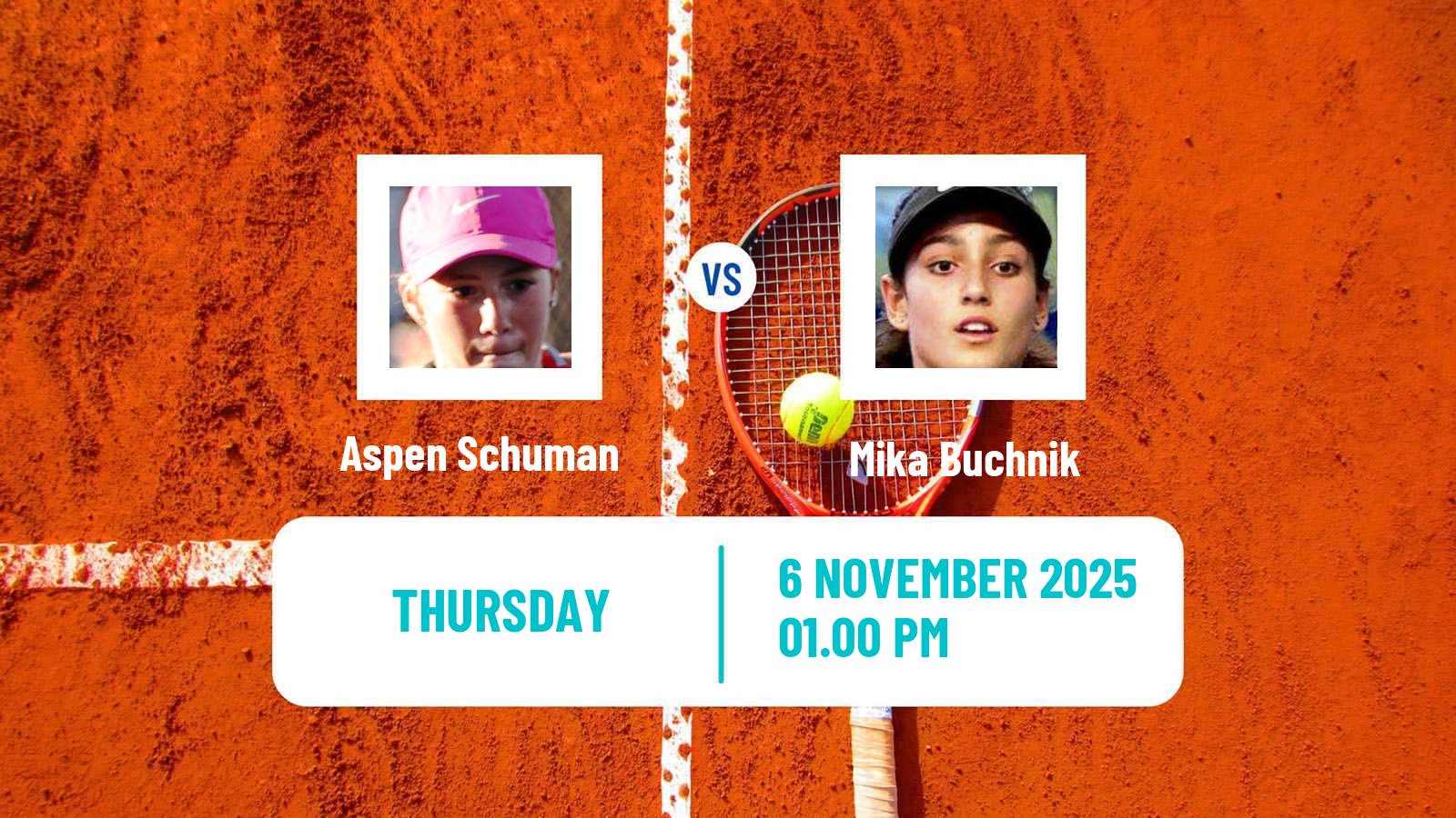 Tennis ITF W15 Lincoln 2 Women Aspen Schuman - Mika Buchnik