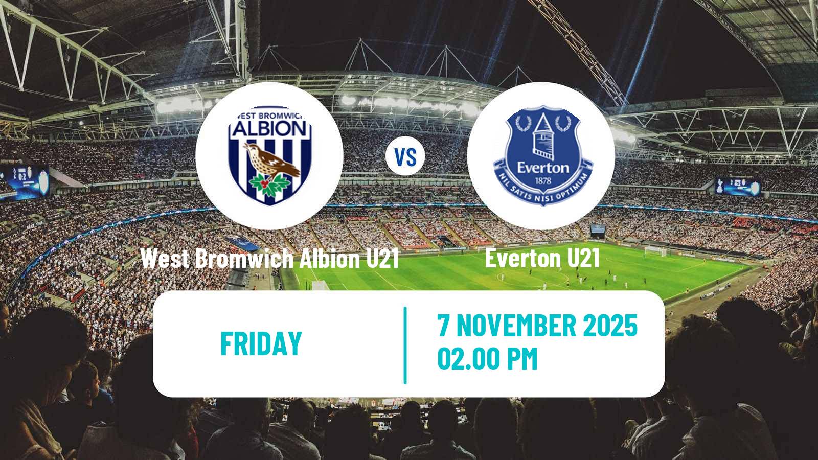 Football English Premier League 2 West Bromwich Albion U21 - Everton U21