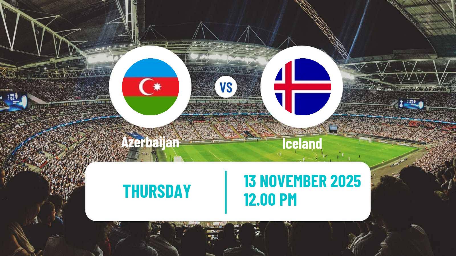 Football FIFA World Cup Azerbaijan - Iceland