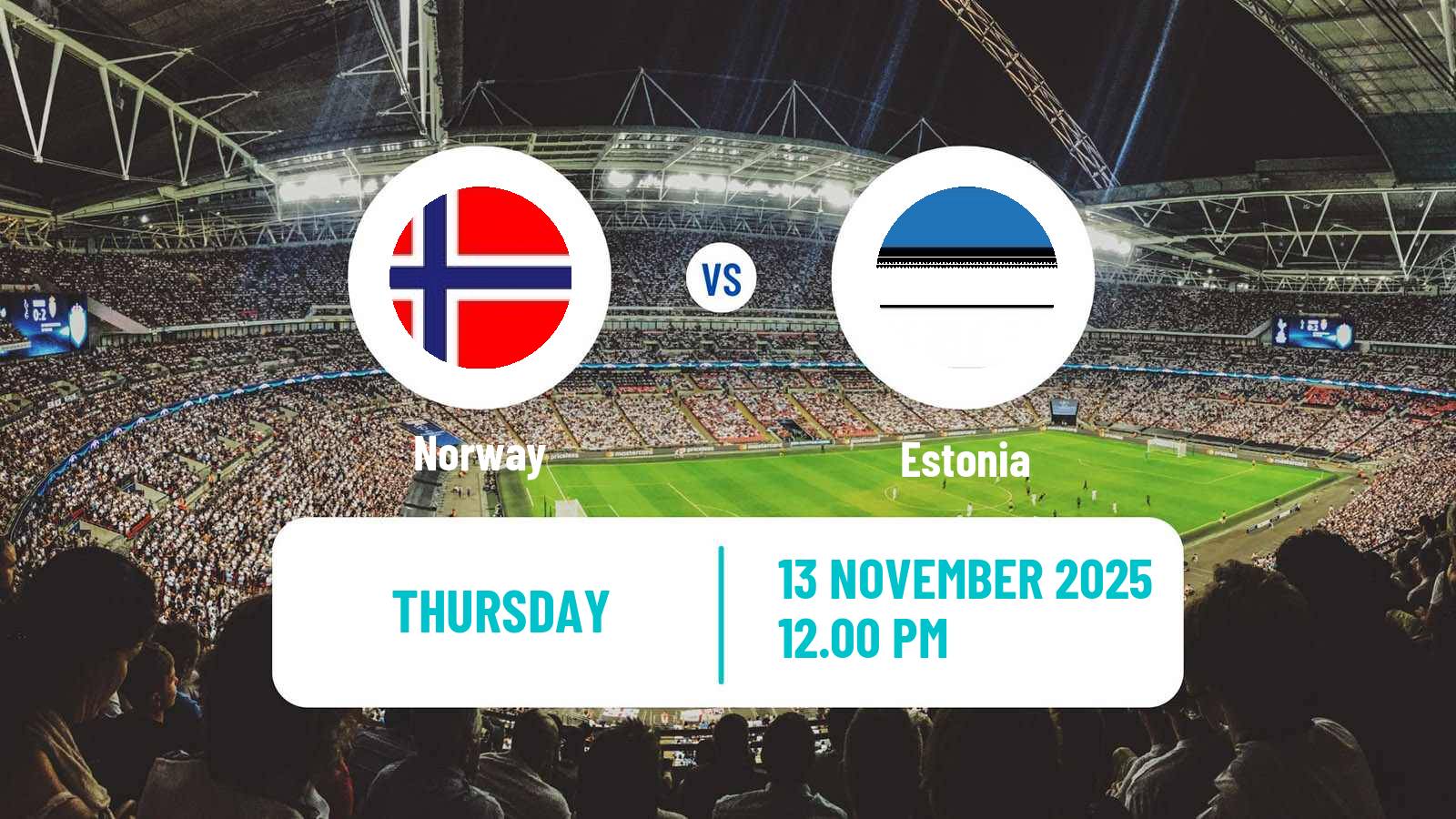 Football FIFA World Cup Norway - Estonia