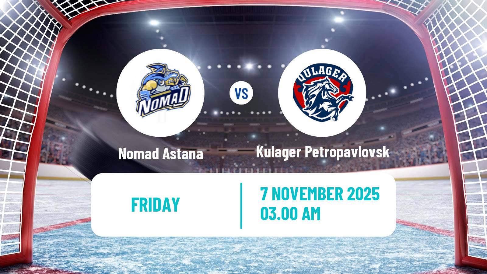 Hockey Kazakh Ice Hockey Championship Nomad - Kulager Petropavlovsk