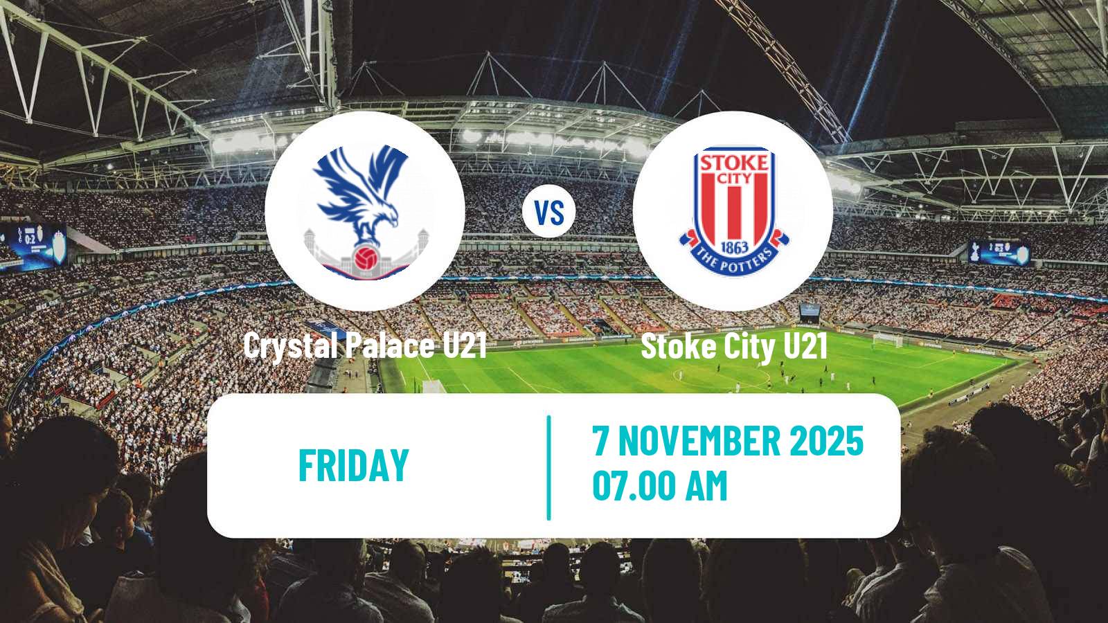 Football English Premier League 2 Crystal Palace U21 - Stoke City U21