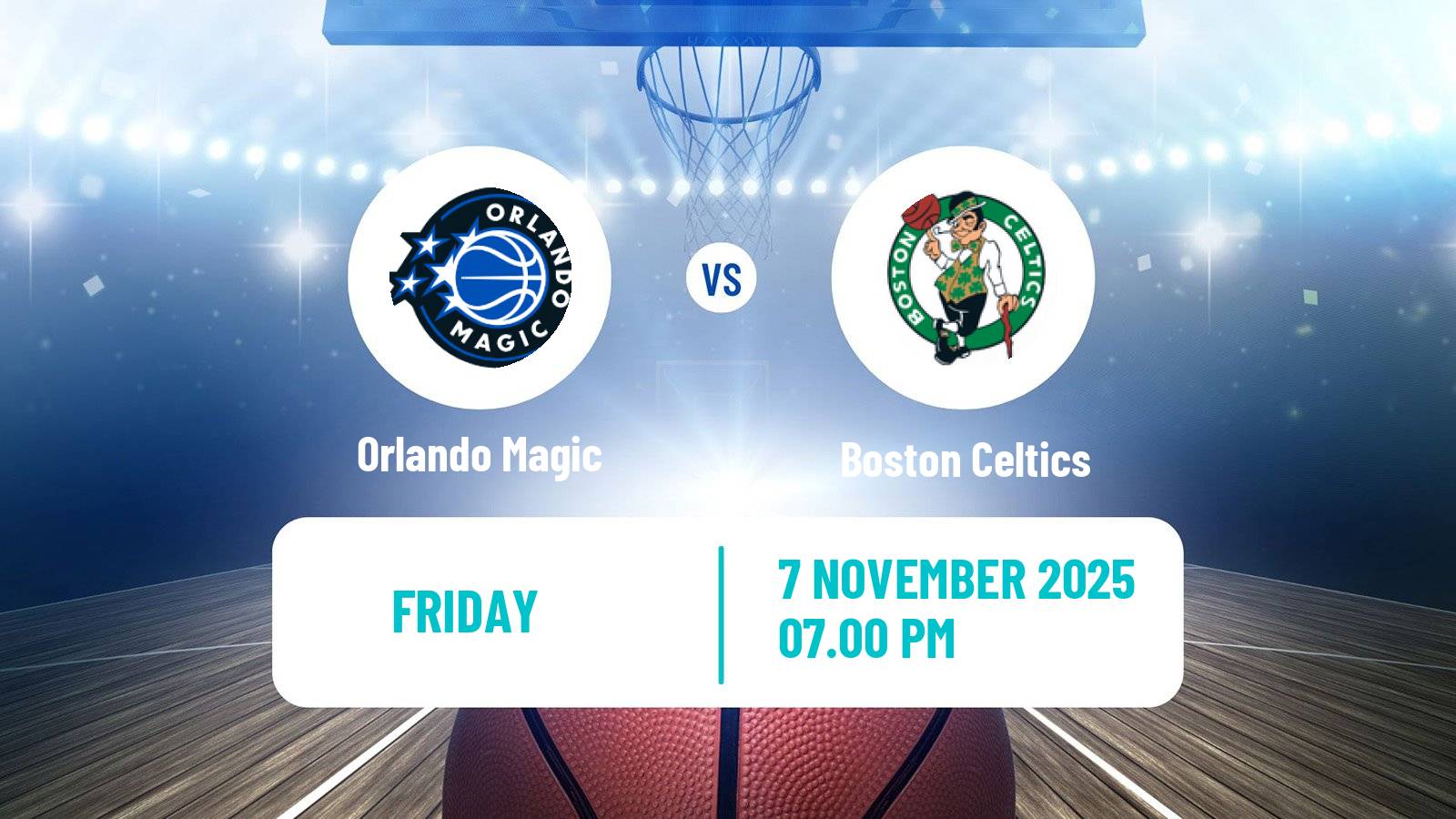 Basketball NBA Orlando Magic - Boston Celtics