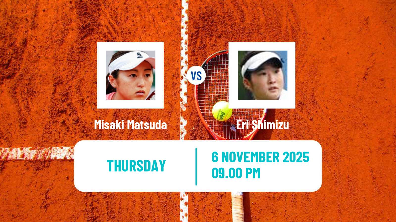 Tennis ITF W35 Hamamatsu Women Misaki Matsuda - Eri Shimizu