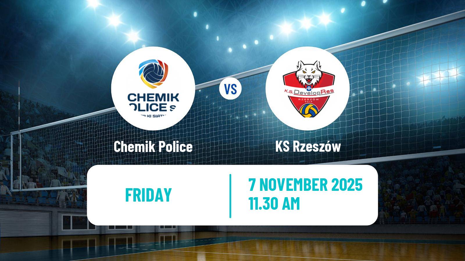 Volleyball Polish Liga Siatkowki Women Chemik Police - KS Rzeszów