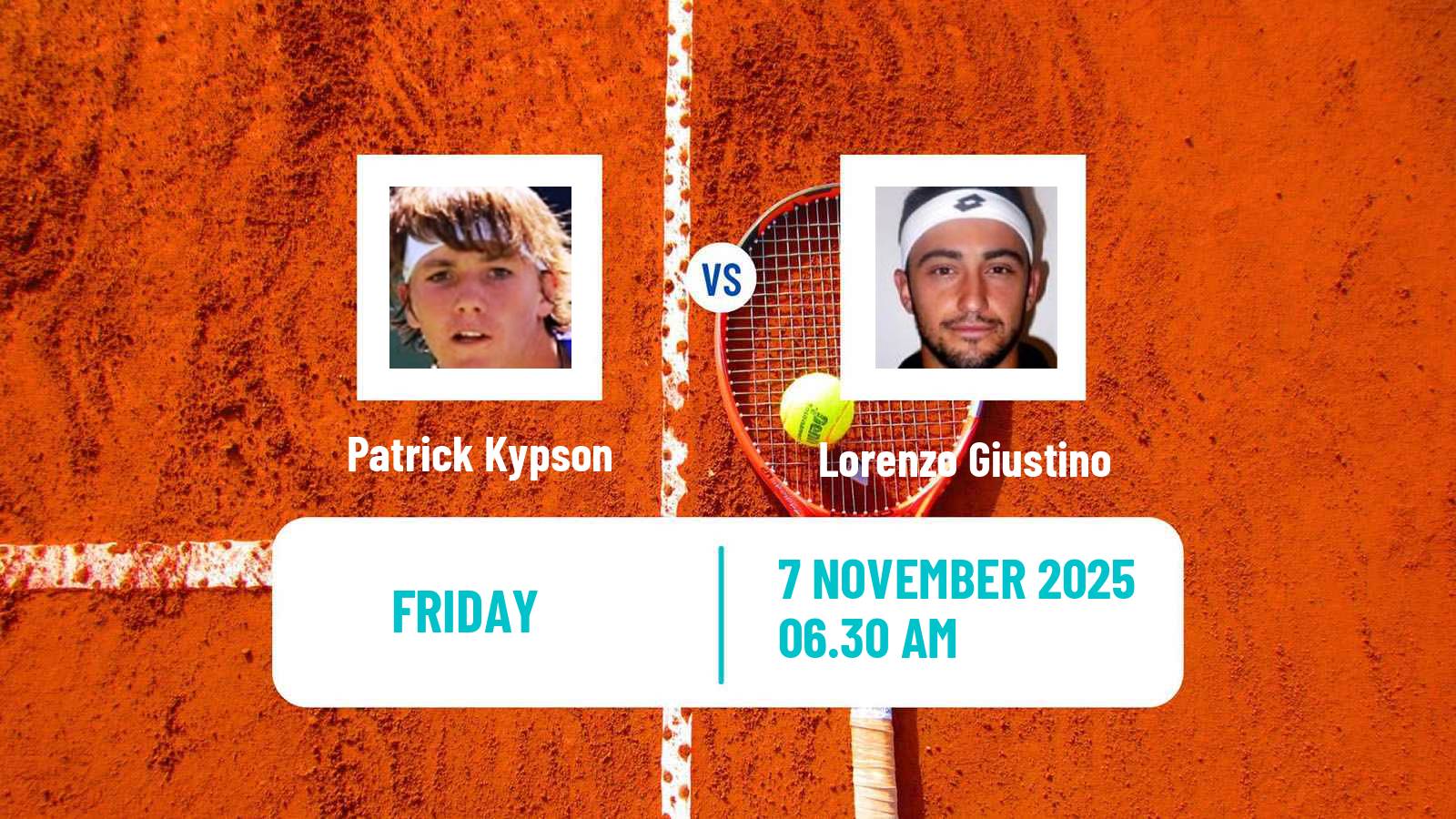 Tennis Helsinki Challenger Men Patrick Kypson - Lorenzo Giustino
