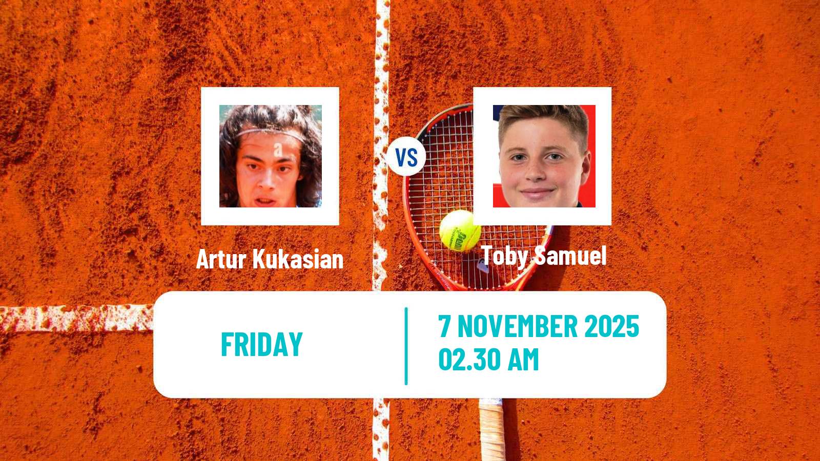 Tennis ITF M15 Sharm Elsheikh 16 Men Artur Kukasian - Toby Samuel