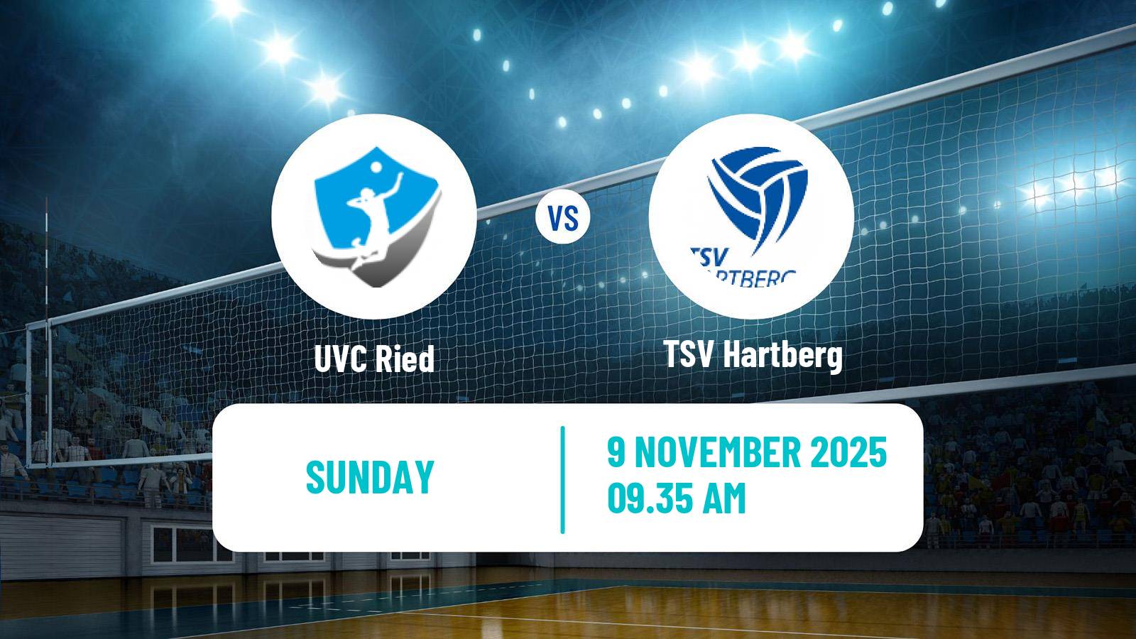 Volleyball Austrian Volley League Ried - TSV Hartberg