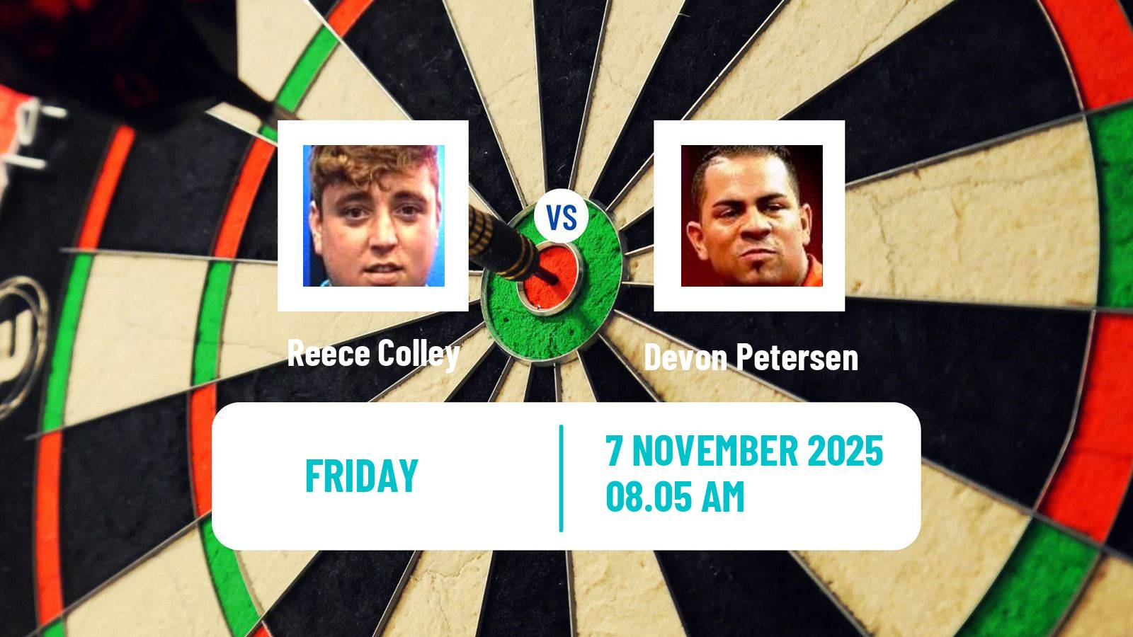 Darts Modus Super Series Reece Colley - Devon Petersen