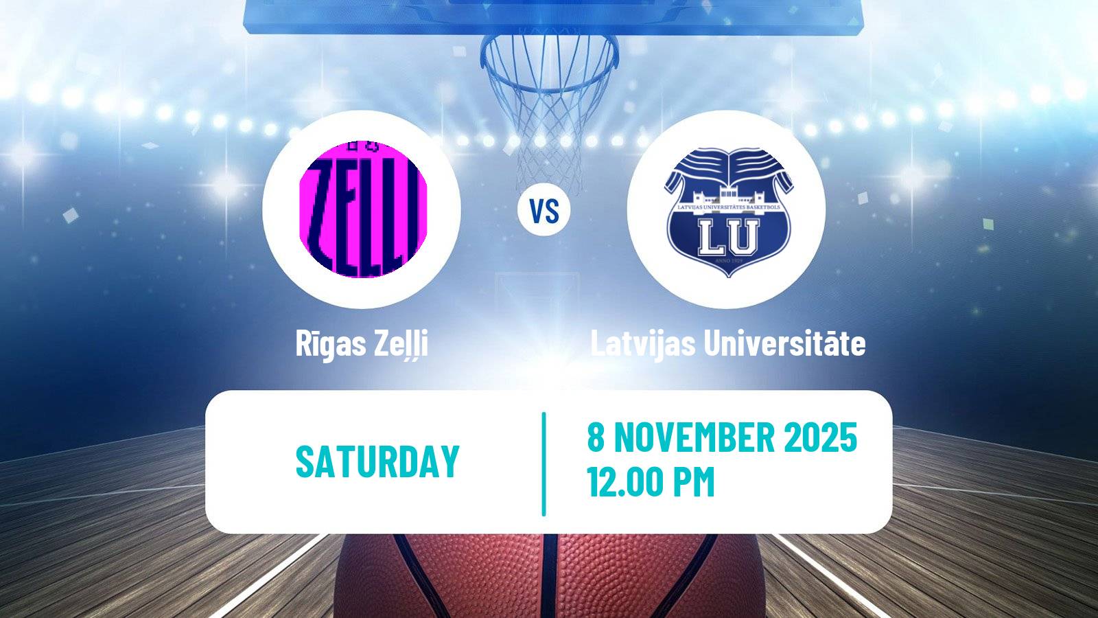 Basketball Estonian–Latvian Basketball League Rīgas Zeļļi - Latvijas Universitāte