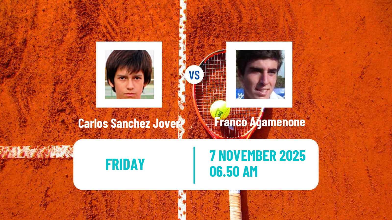 Tennis ITF M25 Valencia Men Carlos Sanchez Jover - Franco Agamenone
