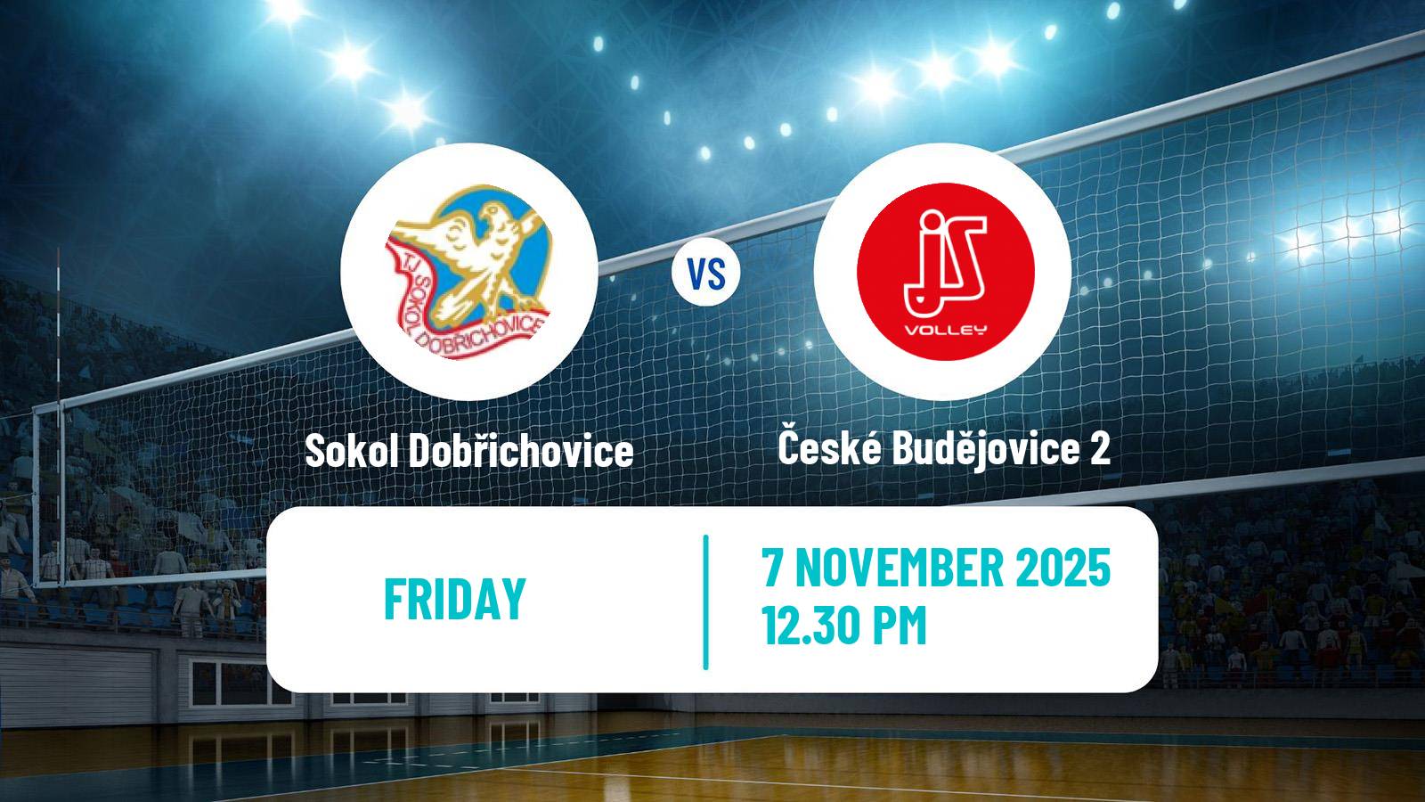 Volleyball Czech 1 Liga Volleyball Sokol Dobřichovice - České Budějovice 2