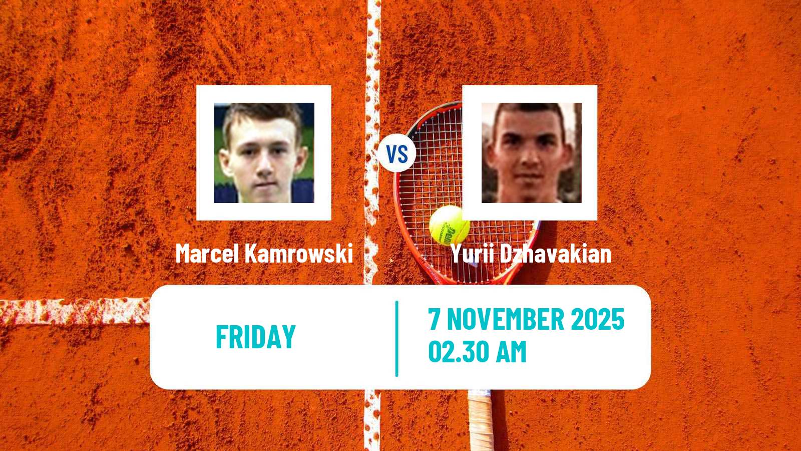 Tennis ITF M15 Sharm Elsheikh 16 Men Marcel Kamrowski - Yurii Dzhavakian