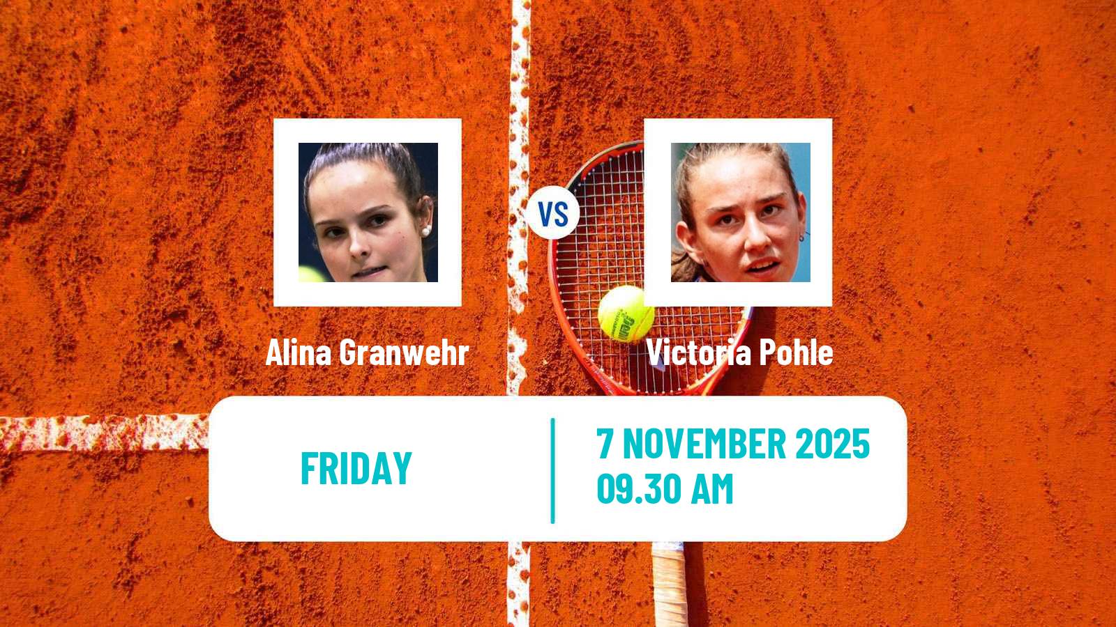 Tennis ITF W15 Solarino 2 Women Alina Granwehr - Victoria Pohle