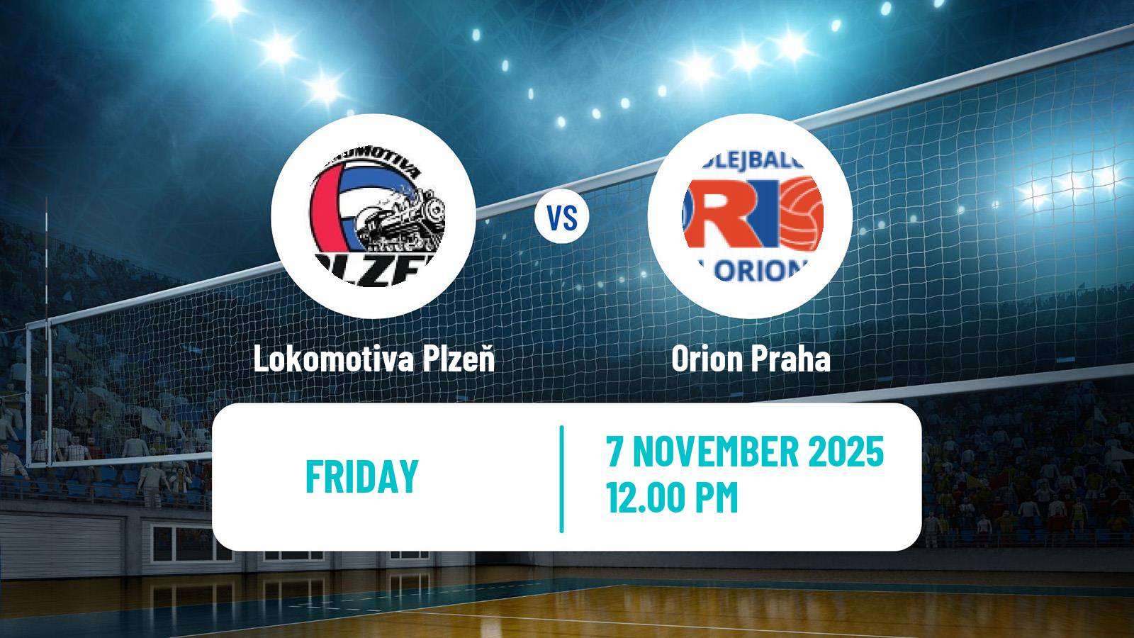 Volleyball Czech 1 Liga Volleyball Women Lokomotiva Plzeň - Orion Praha