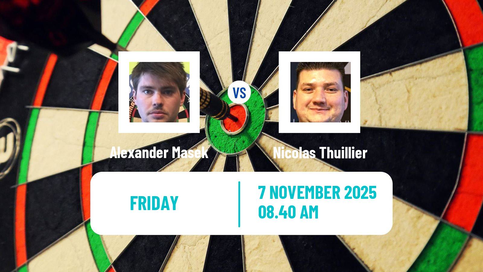 Darts Modus Super Series Alexander Masek - Nicolas Thuillier