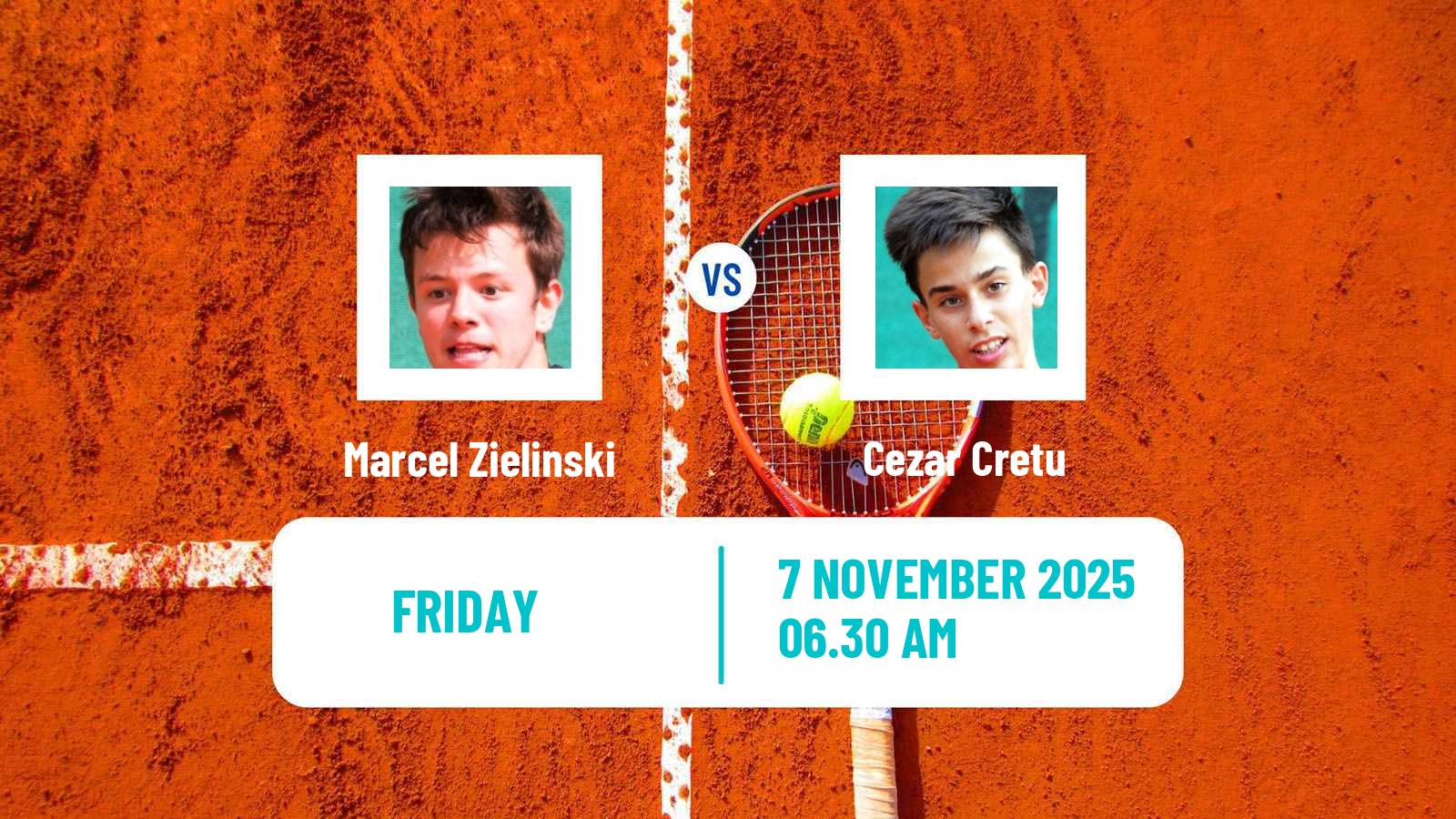 Tennis ITF M15 San Gregorio Di Catania Men Marcel Zielinski - Cezar Cretu