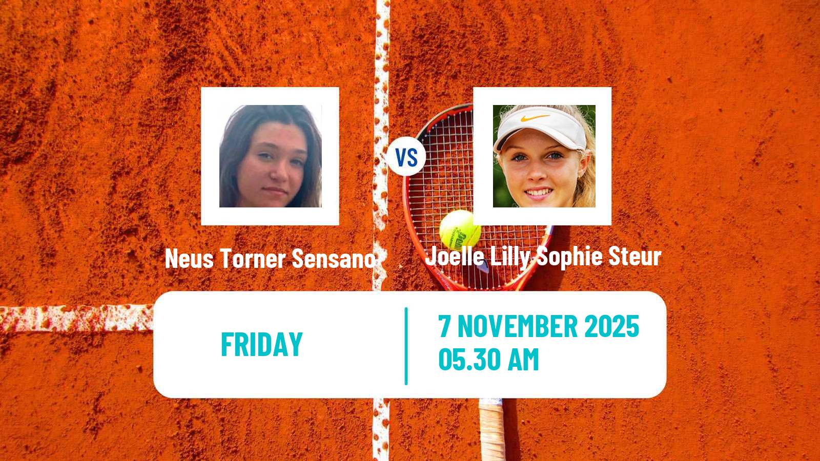 Tennis ITF W15 Castellon Women Neus Torner Sensano - Joelle Lilly Sophie Steur