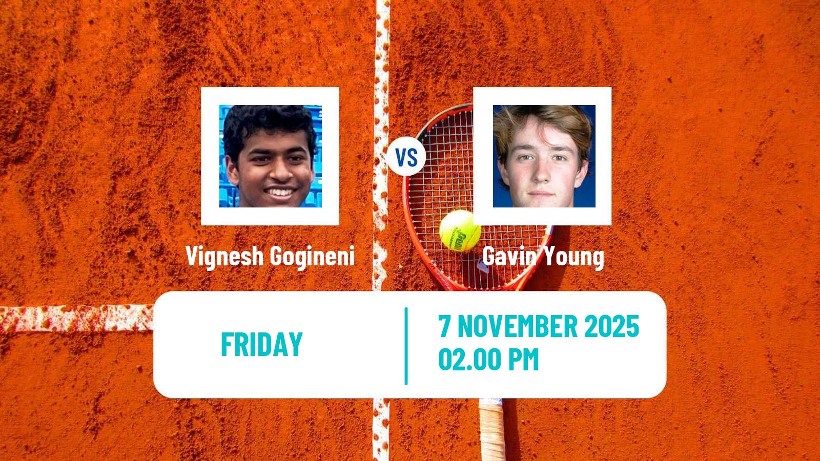 Tennis ITF M25 East Lansing Mi Men Vignesh Gogineni - Gavin Young