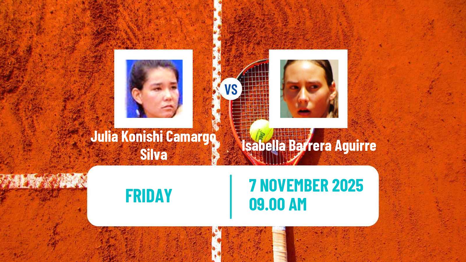 Tennis ITF W15 Neuquen Women Julia Konishi Camargo Silva - Isabella Barrera Aguirre
