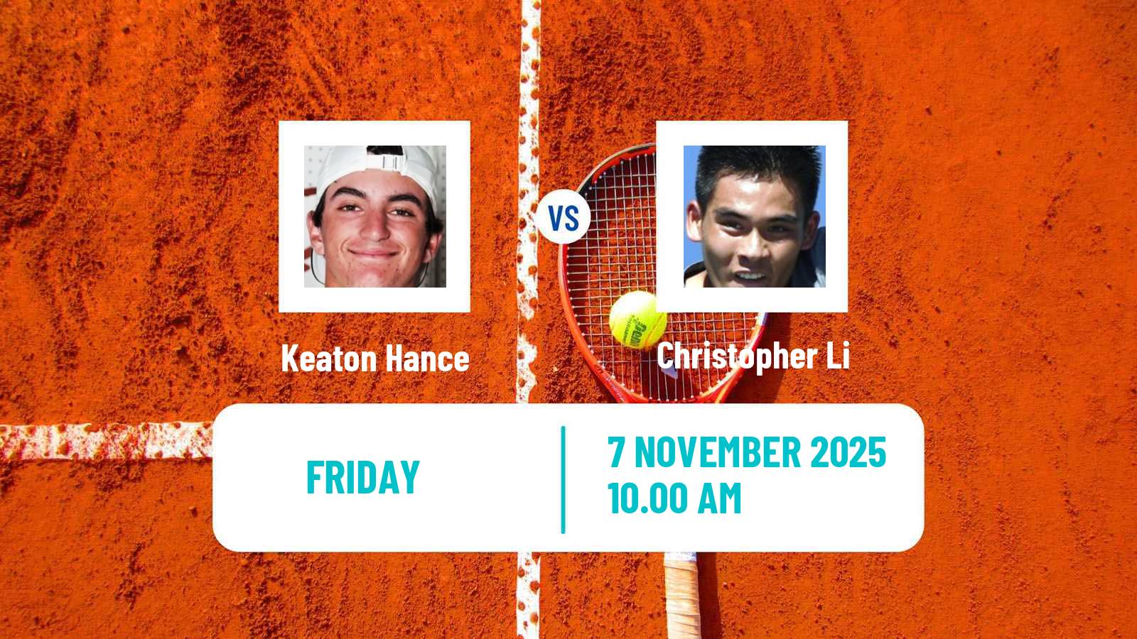 Tennis ITF M15 Orlando Fl 2 Men Keaton Hance - Christopher Li