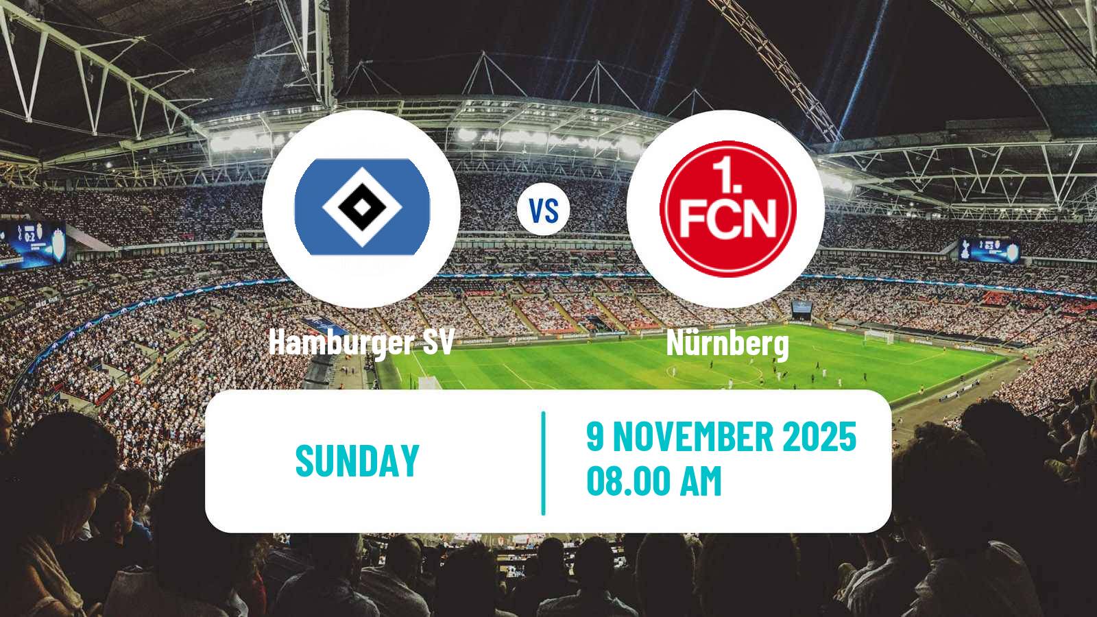 Football German Bundesliga Women Hamburger SV - Nürnberg