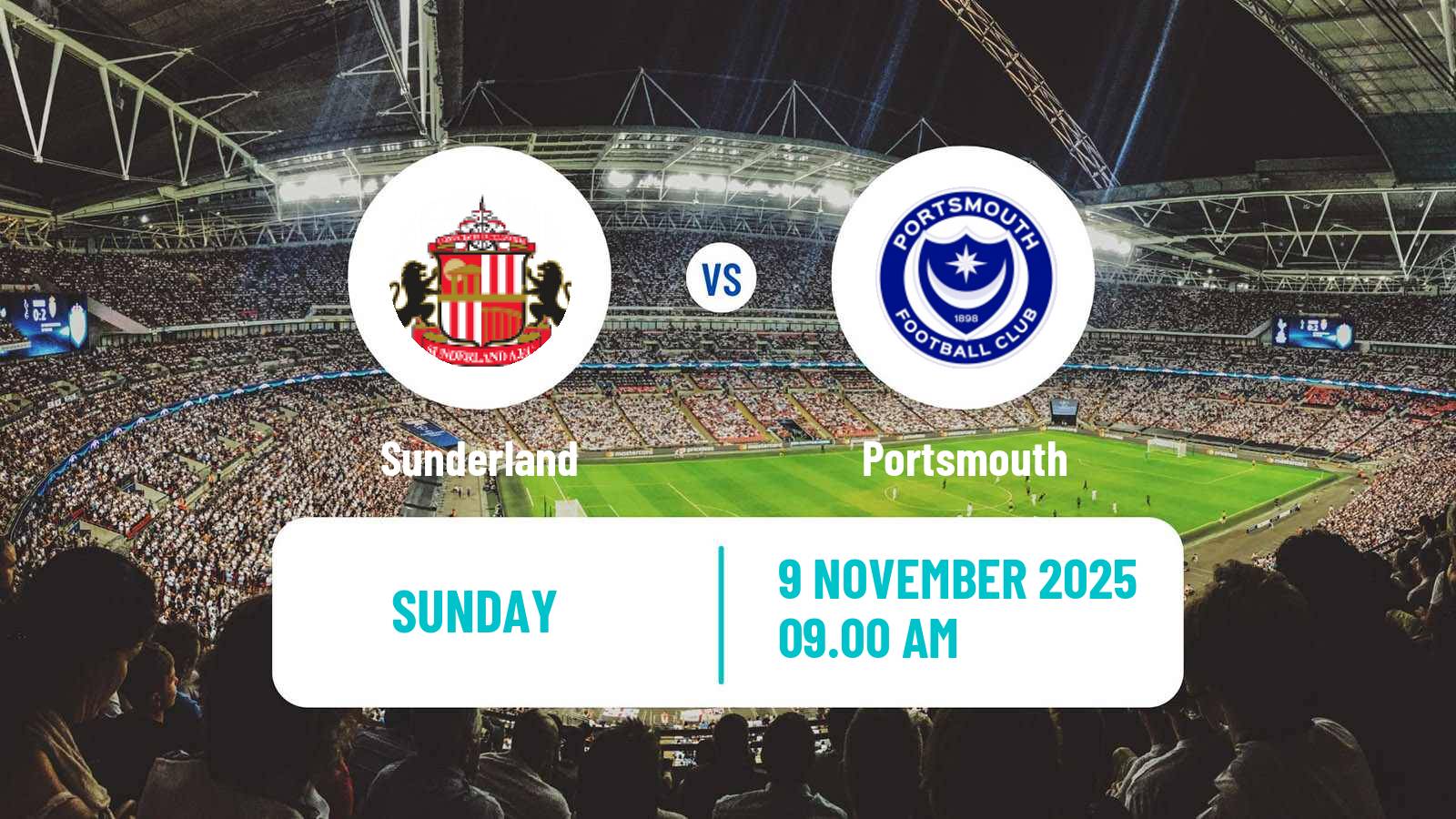 Football English Women Championship Sunderland - Portsmouth