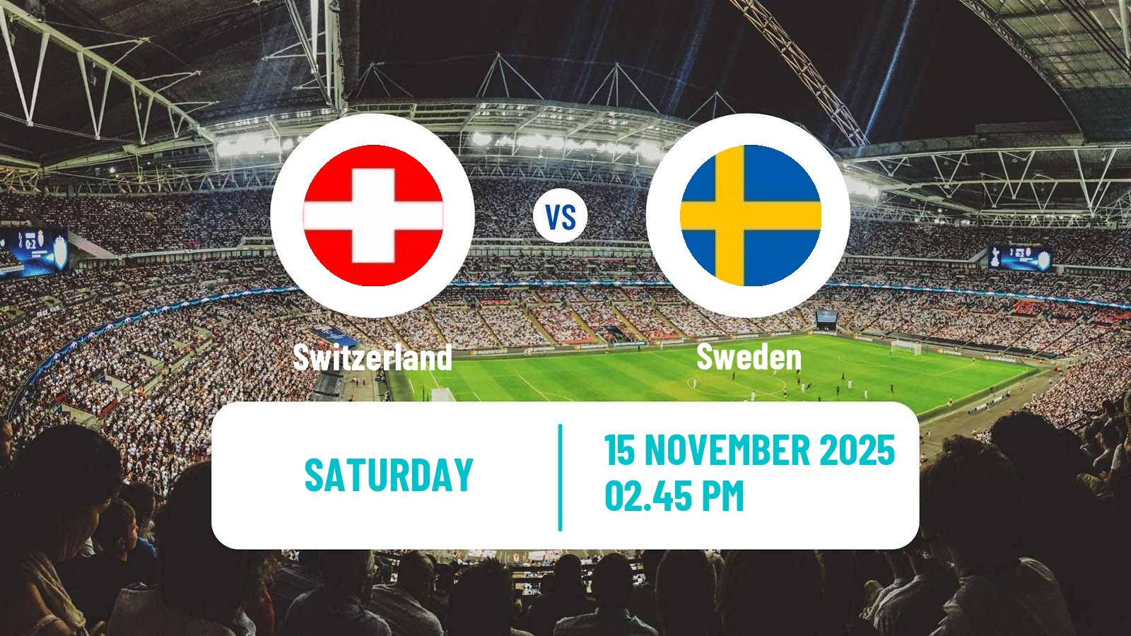 Football FIFA World Cup Switzerland - Sweden
