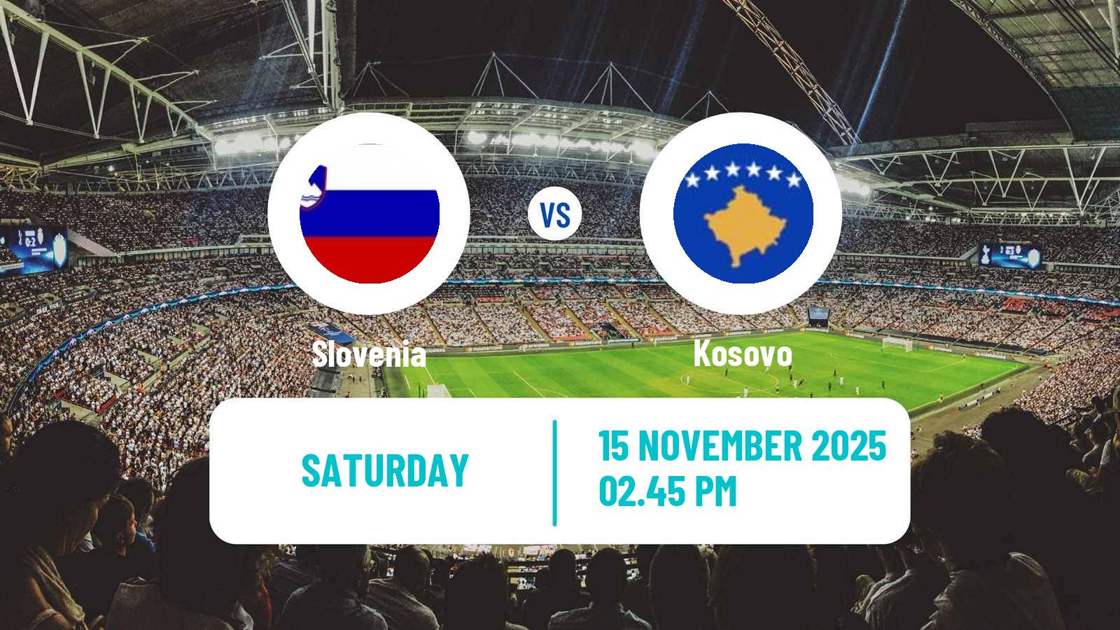 Football FIFA World Cup Slovenia - Kosovo