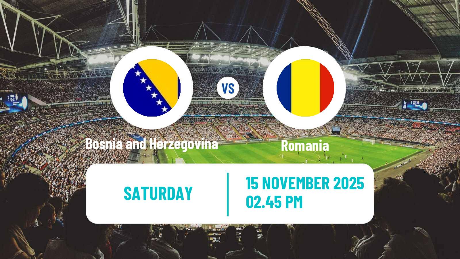 Football FIFA World Cup Bosnia and Herzegovina - Romania