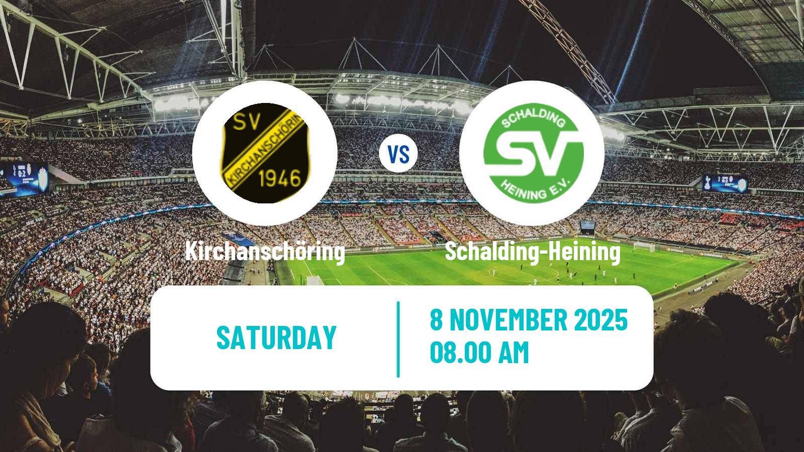 Football German Oberliga Bayern Süd Kirchanschöring - Schalding-Heining