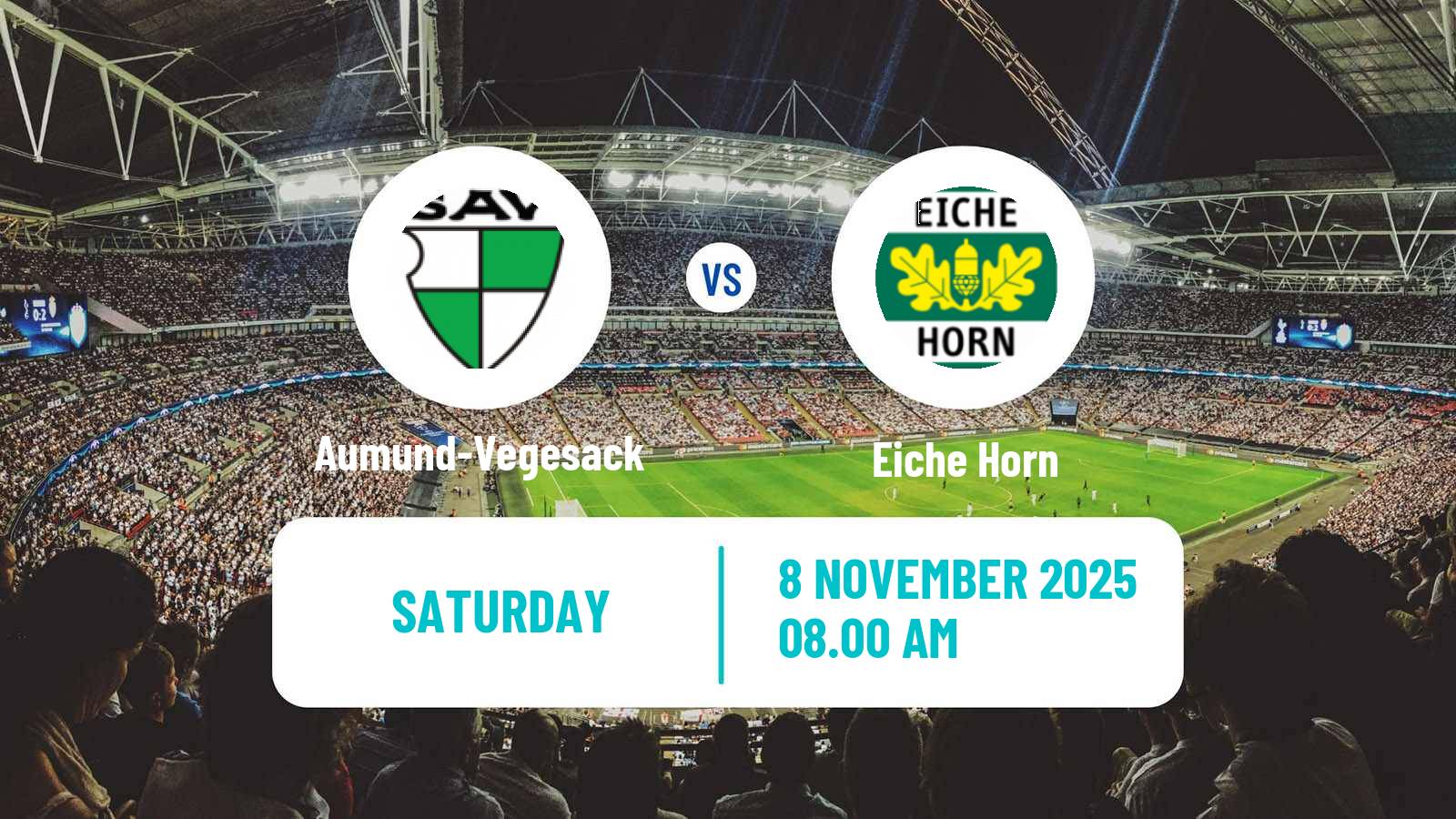 Football German Oberliga Bremen Aumund-Vegesack - Eiche Horn