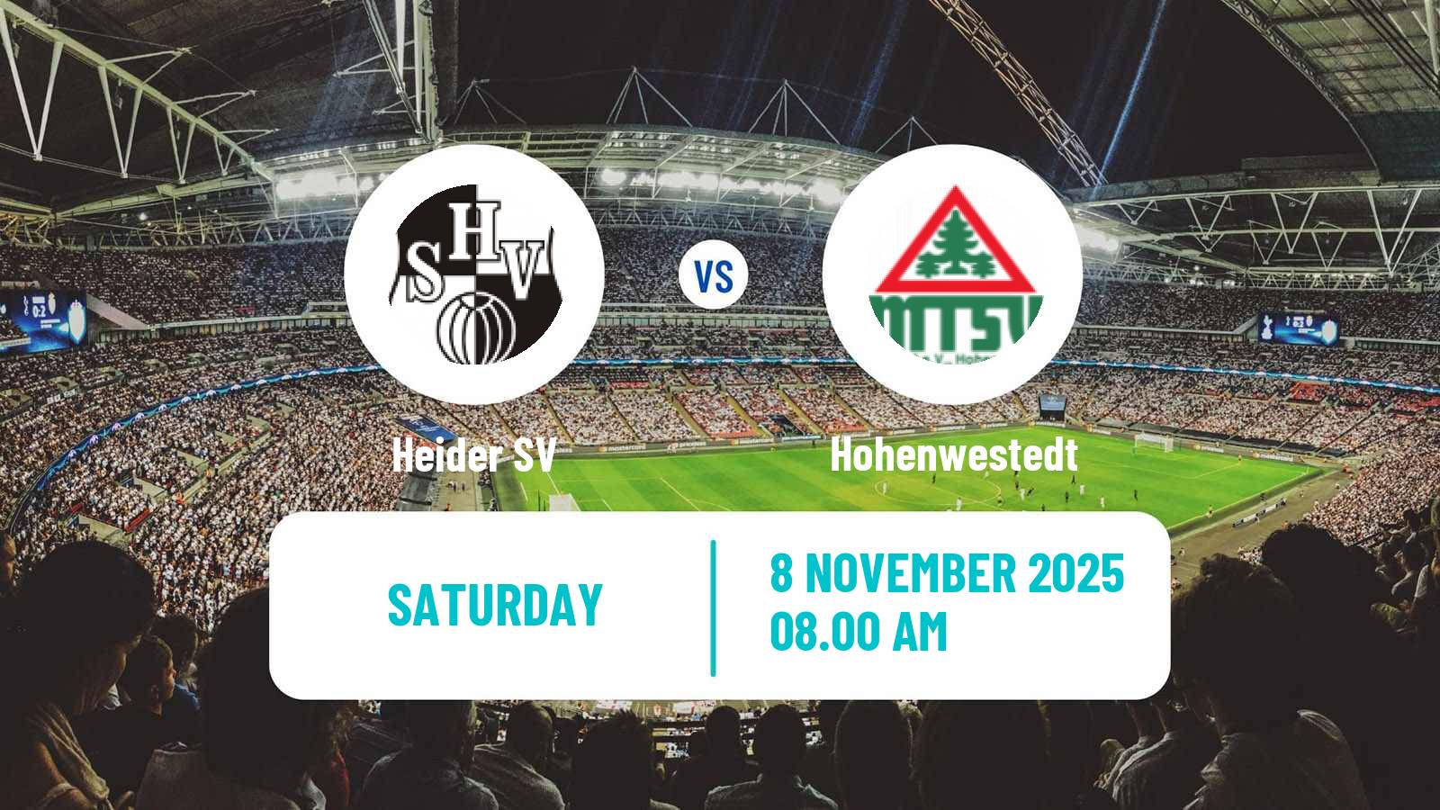 Football German Oberliga Schleswig-Holstein Heider SV - Hohenwestedt