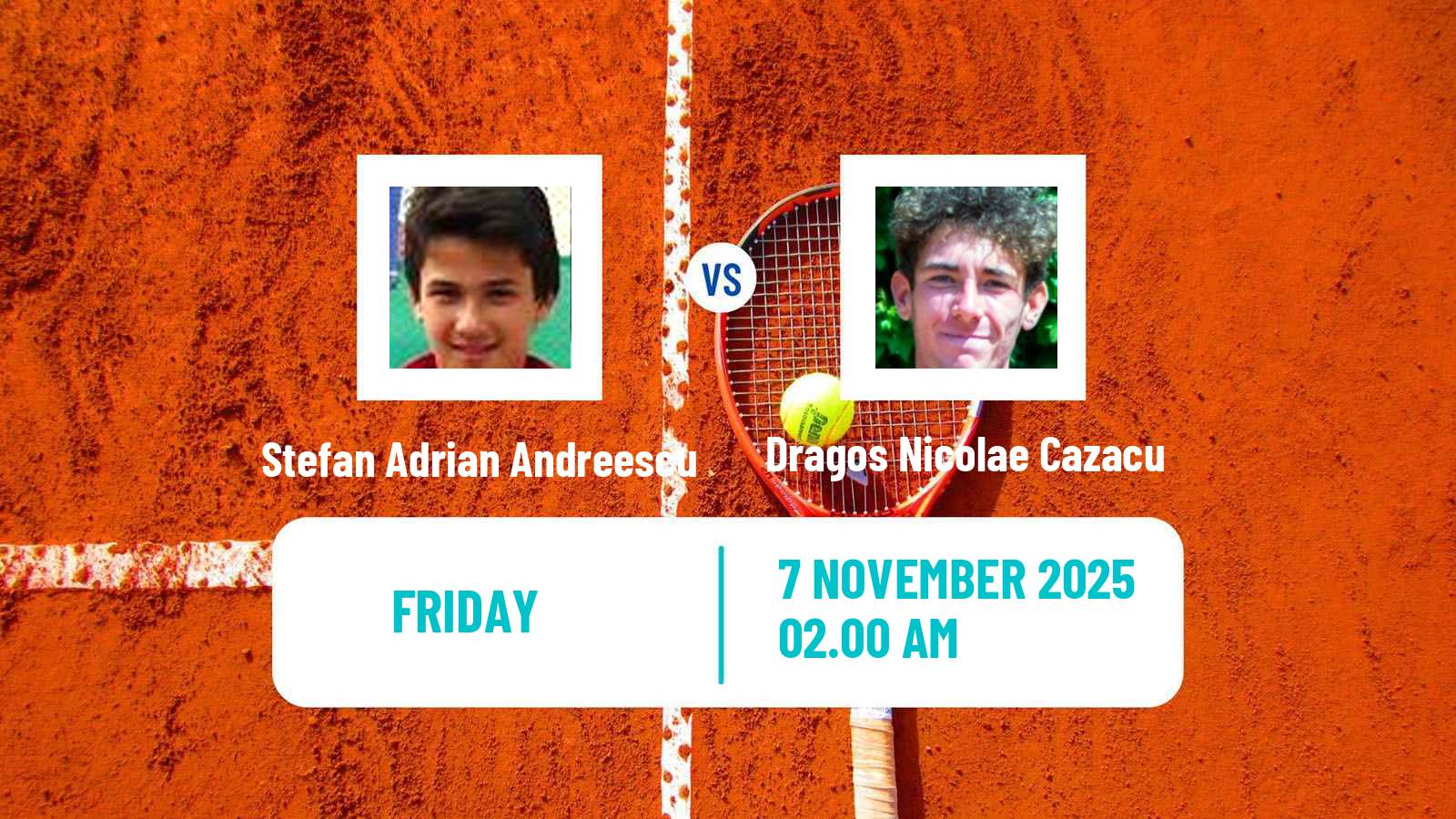Tennis ITF M15 Antalya 13 Men Stefan Adrian Andreescu - Dragos Nicolae Cazacu