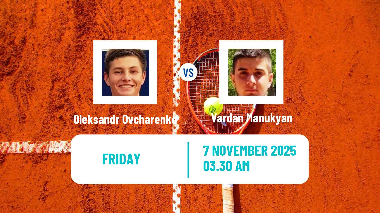 Tennis ITF M15 Antalya 13 Men Oleksandr Ovcharenko - Vardan Manukyan