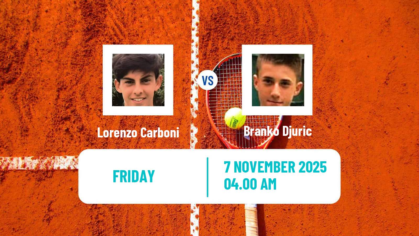 Tennis ITF M25 Monastir 9 Men Lorenzo Carboni - Branko Djuric