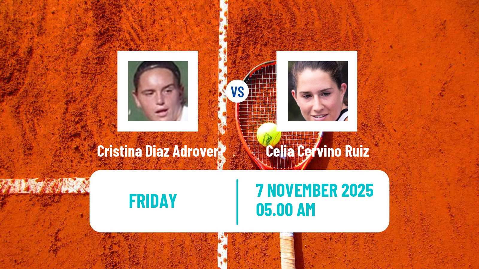 Tennis ITF W15 Castellon Women Cristina Diaz Adrover - Celia Cervino Ruiz